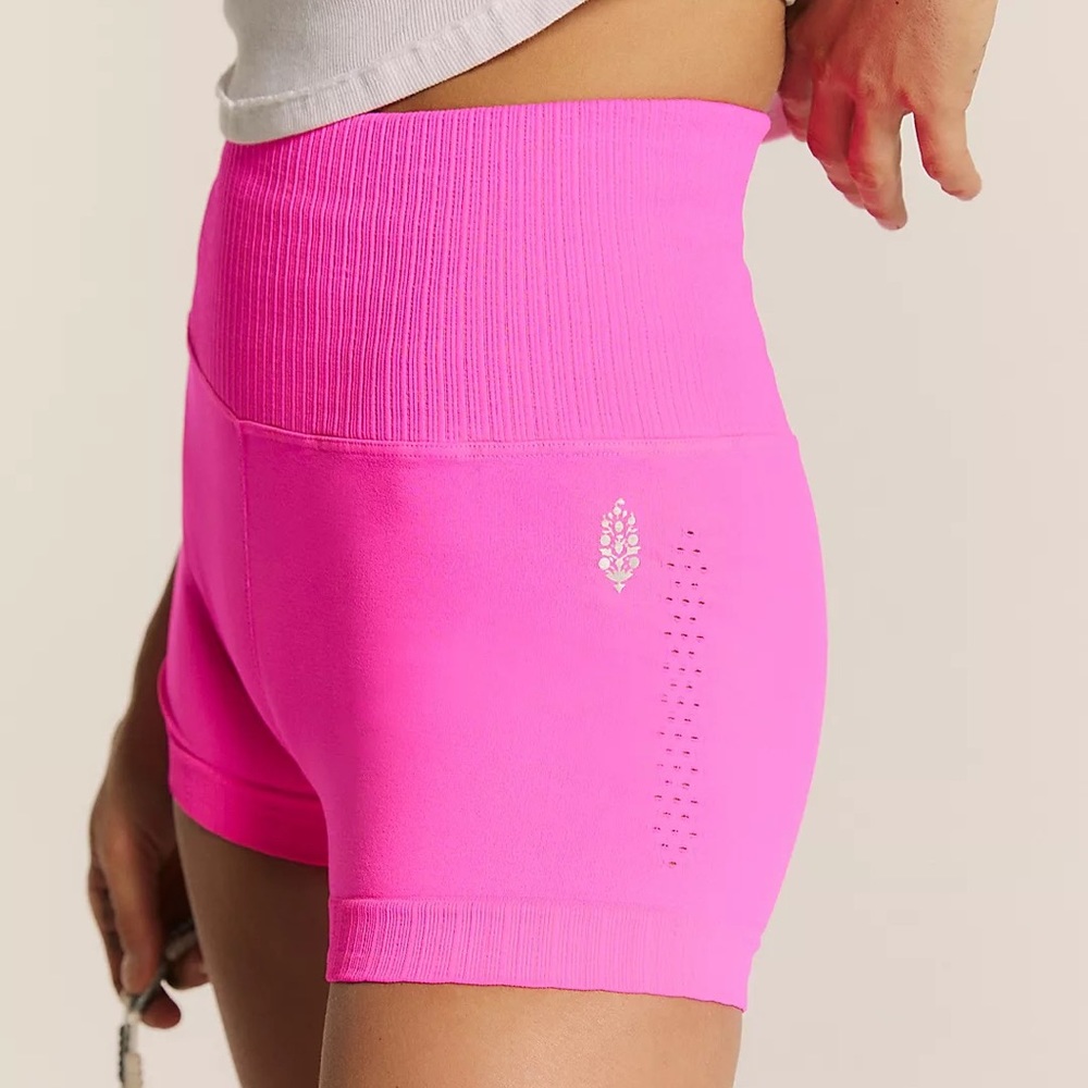 Free People Movement Good Karma Running Biker Shorts Size M/L NWOT